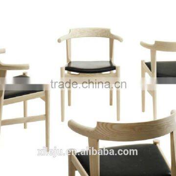 Vintage Solid Wood Chair, Replica Design Chair Ash Wood Scandinavian President Chairs photo-6