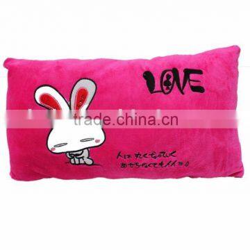 love rabbit plush cushion
