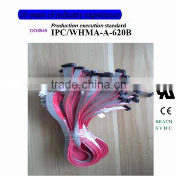 UL2651-28AWG-6-40PIN Gray flat cable wire harness Custom processing