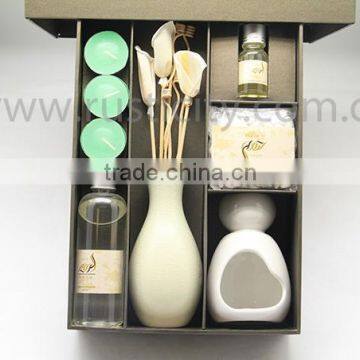 Home fragrance essential oil burner/ candle aroma diffuser set with ceramic burner