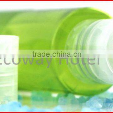 Plastic Cosmetic Bottles Clear Green Transparent Pvc Hotel Shampoo Bottle photo-4
