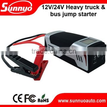 New(c) design released at new year for big bus/truck/heavy duty truck 12V/24V Emergency jump starter/Power station