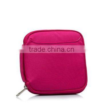 Waterproof anti-scratch professional logo printed nylon cd case