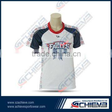 Women lacrosse jerseys with high quality hot selling