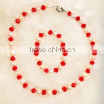 Latest Design Wholesale 2015 Classical Pearl Jewelry Set photo-2