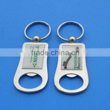 printing bottle wine opener zinc alloy keychain