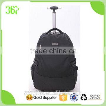 Fashion Design Colourful Students Trolley Backpack Nylon Fabric Trolley Bag photo-2