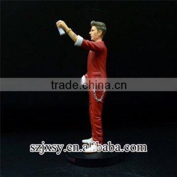 custom small realistic advertising man figure resin