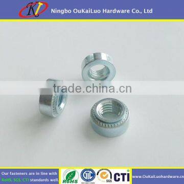 S-M6-0/1/2 Self Clinching Captive Nuts, Zinc Plated