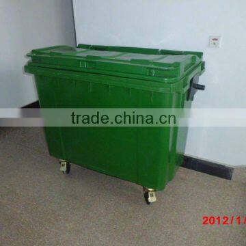 outdoor EN840 Certification plastic garbage can for car