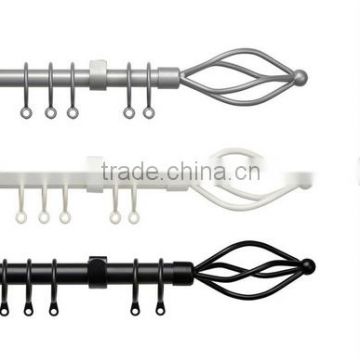 decorative triple curtain rod for curtain accessories