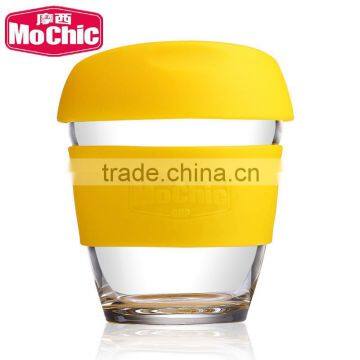 Mochic handy Coffee Mugs with silicone sleeve & lid BPA free Tea Cup