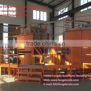 FD3-5600 Rotational molding machine, rotomolding machine, carousel rotomolding machine