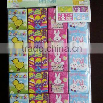 20CT Easter Sticker Box With Printed Header
