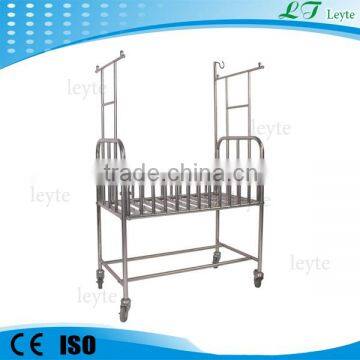 K-A153A moveable hospital stainless steel Baby Bed