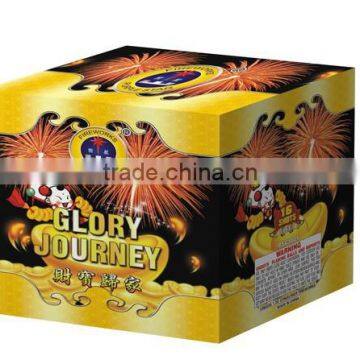 PSCI401 4" 16shot 1.3G 0335 Assorted Shells Fireworks