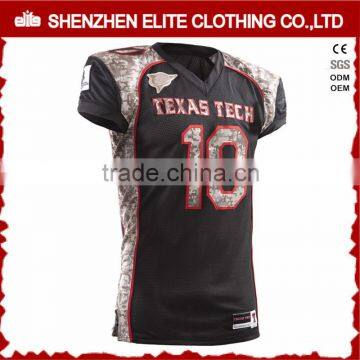 team camo customized american football jerseys