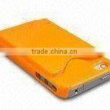PC case with Credit card pouch for IPhone 4