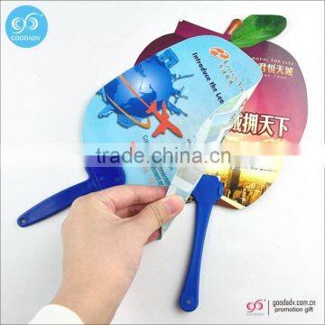 Fancy new products wholesale plastic custom printed folding hand fan