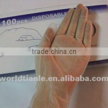 PVC GLOVES FOR Examination or medical healthcare supplies 100PCS/BOX