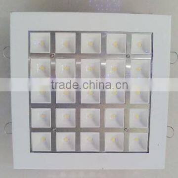 LED grille light 25W,2000-2250lm,AC90-256V,square shape,high quality,high brightness