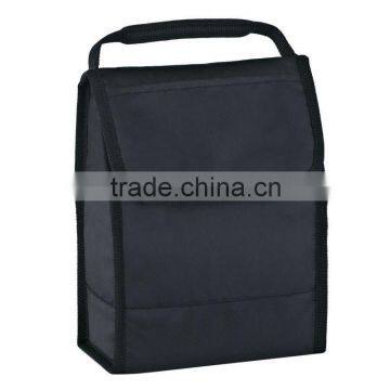 Folding Identification Lunch Bag-Black