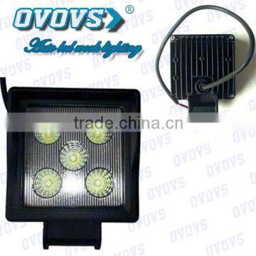 Factory price! 12v 24v 15w led work light, flood light and spot light waterproof auto light for truck, 4x4, jeep, ATV, SUV