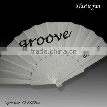 Cheap Plastic Cloth Fan for Advertising Gift