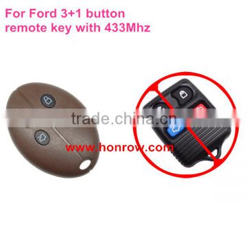 Hot sale products--Ford 3+1 button remote key with 433mhz