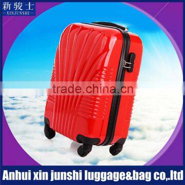 4 Aircraft Wheels And Zipper Hard-shell ABS Luggage Set