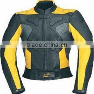 Leather Motorbike Racing Jacket