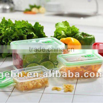 3pcs rectangular shape airtight food container