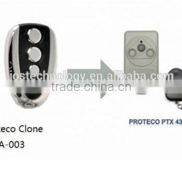 Proteco Garage door remote ,Proteco remote ,Proteco Transmitter ,Proteco radio control