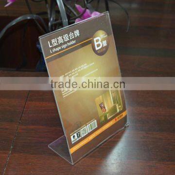 China Gold Supplier Customized Acrylic l Shaped Photo Frame photo-5