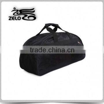 custom brand traveling black duffle bags