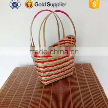 2016 Cheap Price Recycled Bamboo Hanging Vegetable Basket photo-2