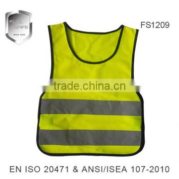 High quality reflective running vest for kids