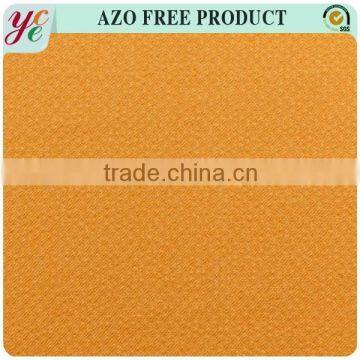 Hot Sale Orange Weaving Polyester Spandex Plain Dyed Twill Fabric photo-3
