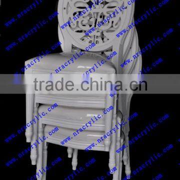 shanghai commercial furniture wholesale event rental wood acrylic ottoman chair