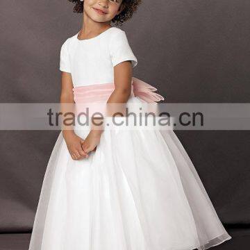 2015 Flower Girl Dress New Design & Wholesale Cheap Girl Party Dress & Ankle Length Chiffon Flower Girl Dress Girls Party Dress photo-2
