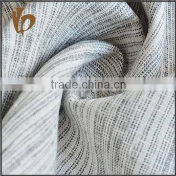 New Products Viscose Linen Black White Stripe Fabric Black and White Striped Dress Fabric photo-3