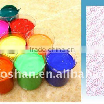 Water based coloring paste for textile printing