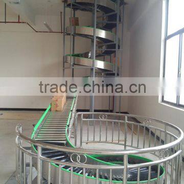 Logistics Single items Roller Spiral Conveyor Customized