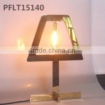 stainless steel copper plated mordern table lamps