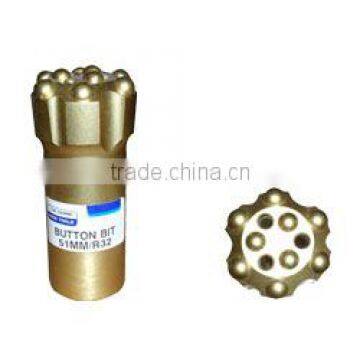 BUTTON BIT R32/51MM,spare parts for crawler drill