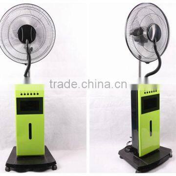 OEM new color electric water spray silent cooling humidifier mist fan