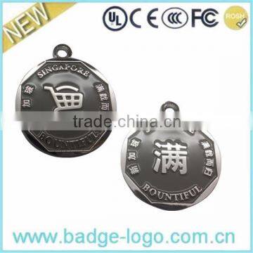 Fashion Custom Embossing Metal Pendant