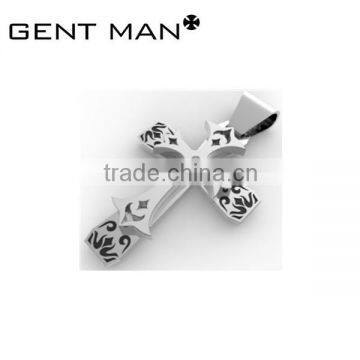 Wholesale fashion stainless steel cross pendant friendship pendant