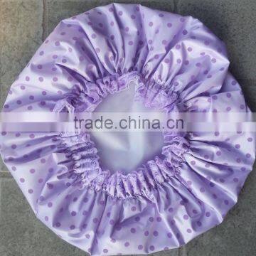 Cheap Fashion Hair Fabric Colorful Printed Custom Shower Cap