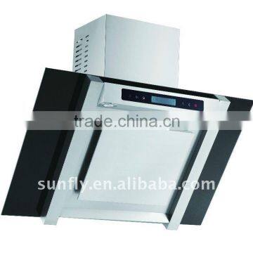 Tempered glass and Stainless Kitchen Range Hood